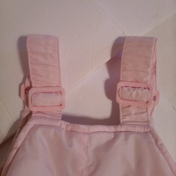 Girl's pink snow bib sz 3T - Picture 9 of 16